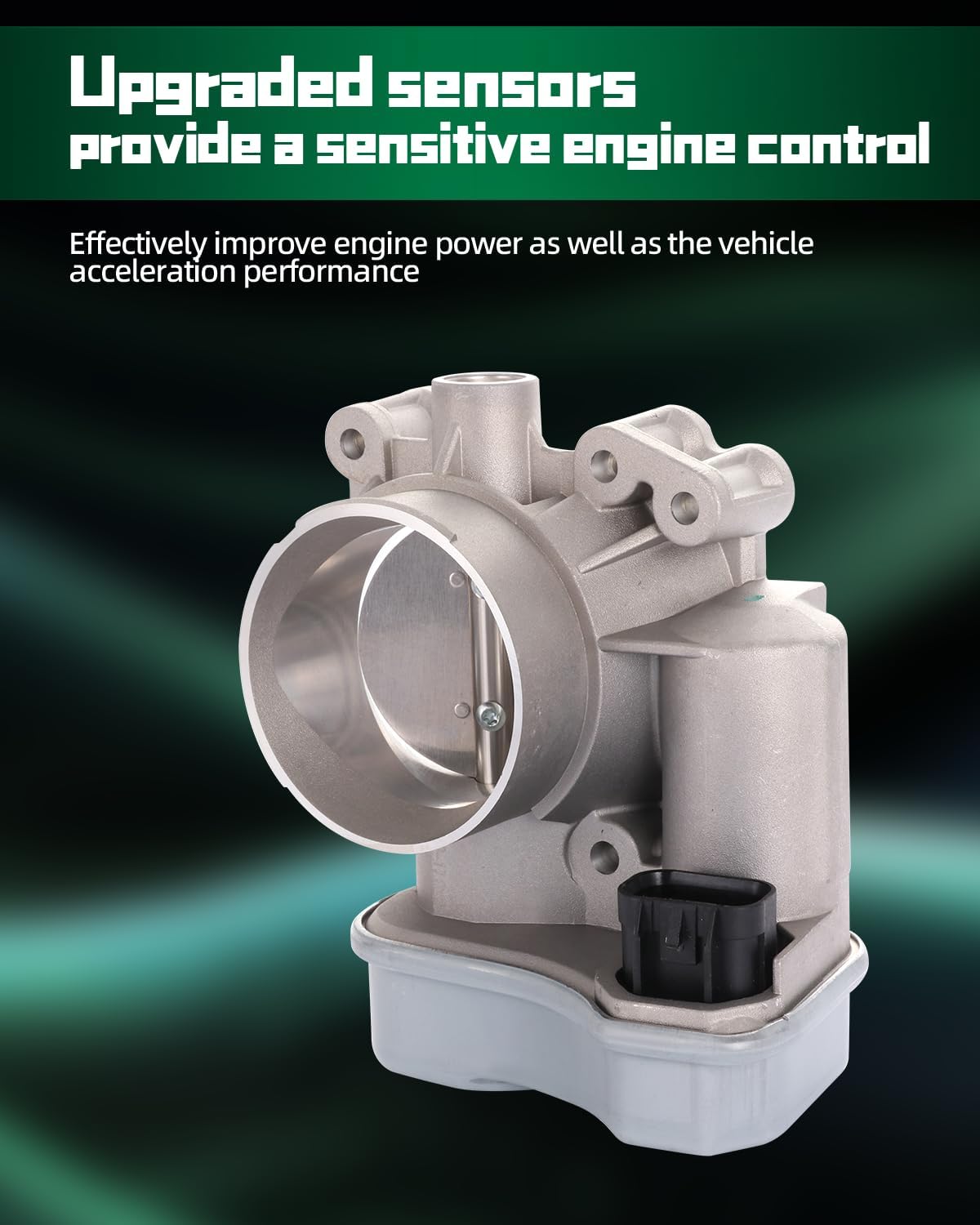 SCITOO Throttle Body Fit for 2004-2006 for Chevrolet | 2005-2006 for Pontiac | 2002-2007 for Saturn | 2003-2006 for Saab 9-3Throttle Body Assembly S20098 337-05390 S20108 67-3012 12568796 25312094