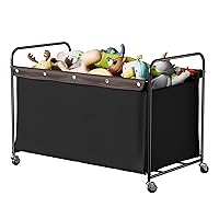 Vista 1 de StorageWorks Caja de juguetes con ruedas para niños, baúl y organizador de almacenamiento de juguetes extra grande de 200 litros, caja de juguetes