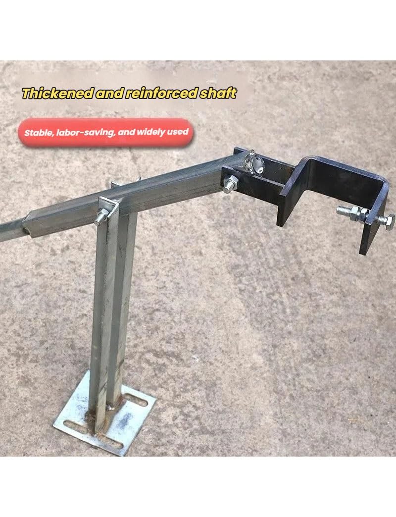 Extractor de postes, herramienta de palanca resistente para quitar madera, vinilo, metal, postes de valla de eslabones de cadena, abrazadera de 12 cm