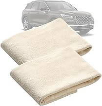Souruud 2 Pieces Deerskin Professional Car Cleaning Cloth Quick Drying Deerskin Scratch Free Ultra Absorbent and Lint Free - 60x40cm