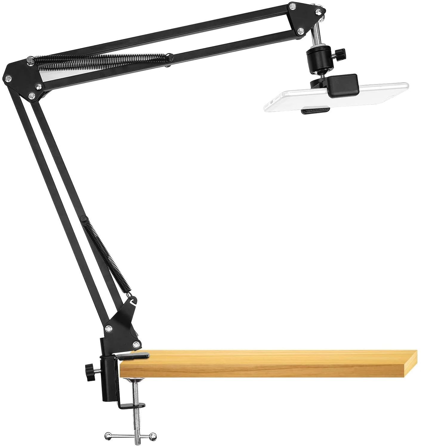 SHOPEE Overhead Video Stand Phone Holder Articulating Arm Phone Mount Table Top Scissor Boom Arm Articulating Phone Stand Tablet Phone Holder for Streaming Phone Baking Crafting Videos and More (B08VSCWZFD) Amazon Price History, Amazon Price Tracker
