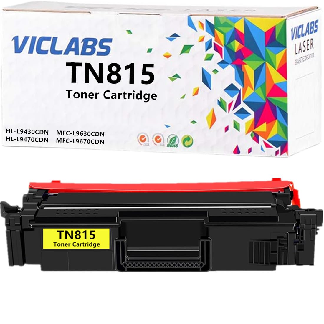 - TN815 Toner cartridges Replacement for Brother TN815 TN815Y Toner cartridges for use in Brother HL-L9430CDN HL-L9470CDN MFC-L9630CDN MFC-L9670CDN Printers(1- Pack, Yellow)
