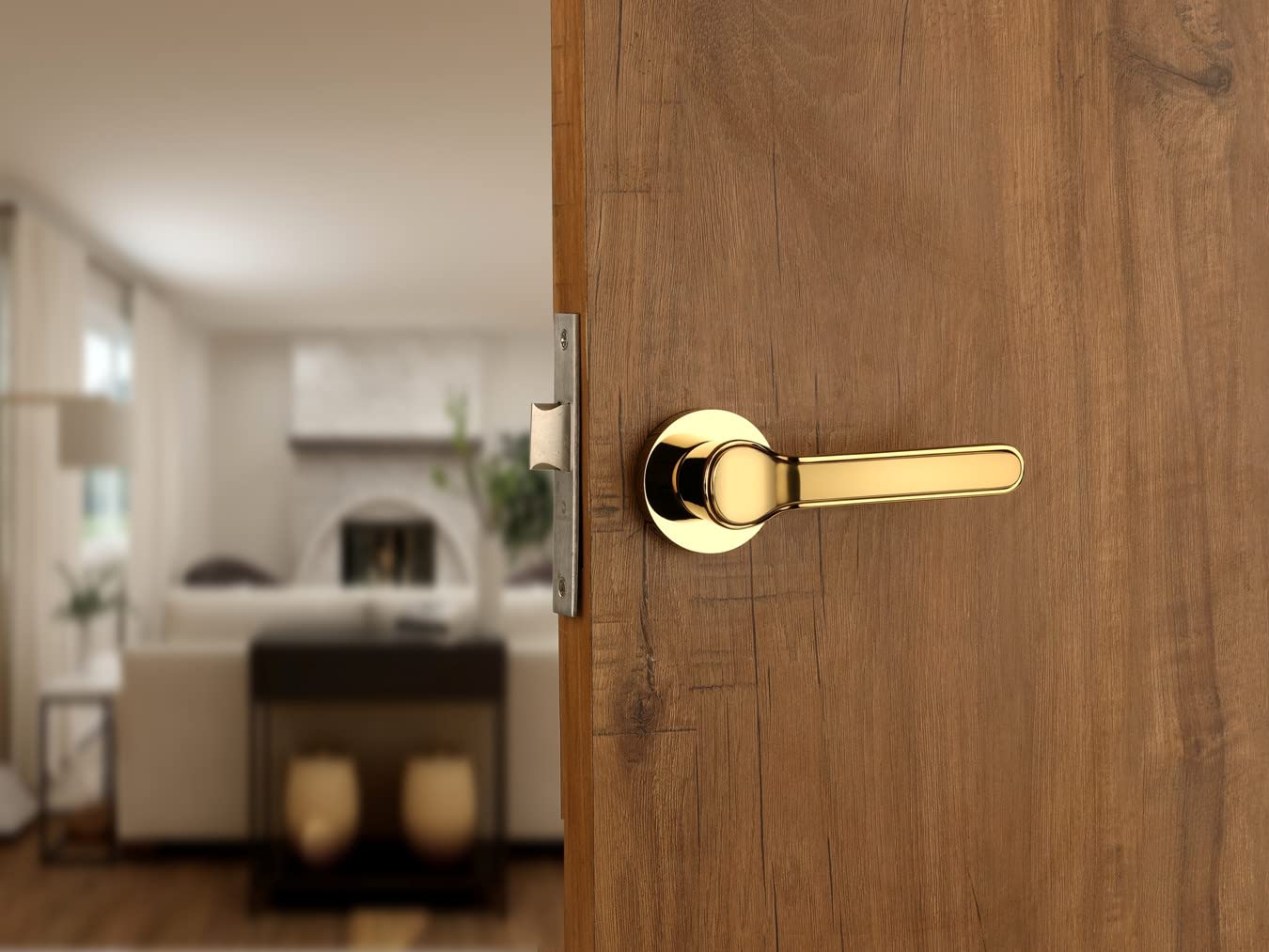 HARMONUS Heavy Duty Mortise Door Lock Set |Bathroom Storeroom and Balcony with latches and Handles for All The Doors of House/Office/Hotels (PVD Gold - Gold Matt/HI-5203) (B0B8SCJDVL) Amazon Price History, Amazon Price Tracker
