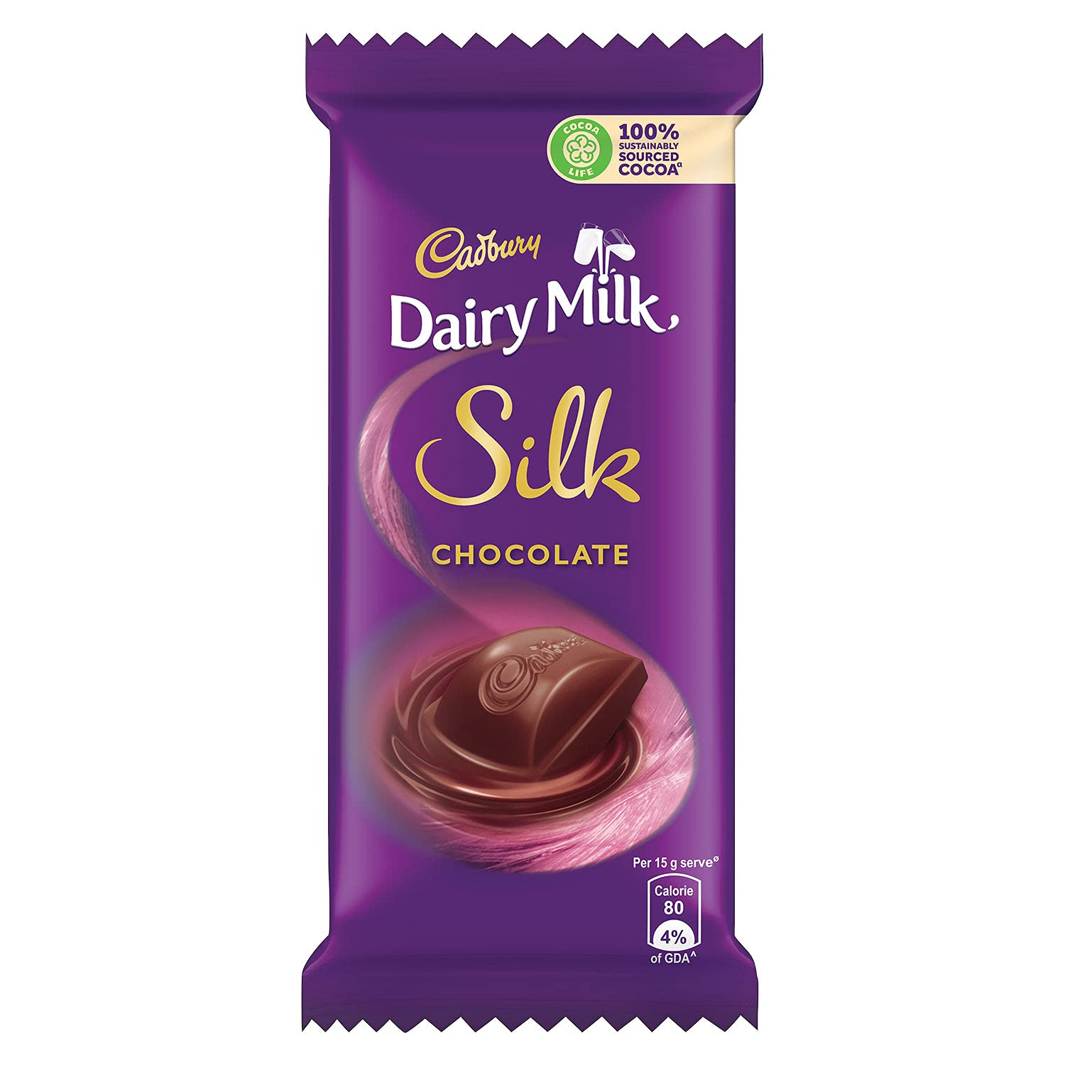 Cadbury Dairy Milk Silk Chocolate Bar, 60 gm Amazon.in Grocery