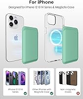 Vista 3 de Soporte magnético para tarjeta magnética para Apple Magsafe iPhone 14 Pro Max/14 Plus/14 Pro/14, 13 Max/13 Pro/13, 12 Max/12 Pro/12, accesorio