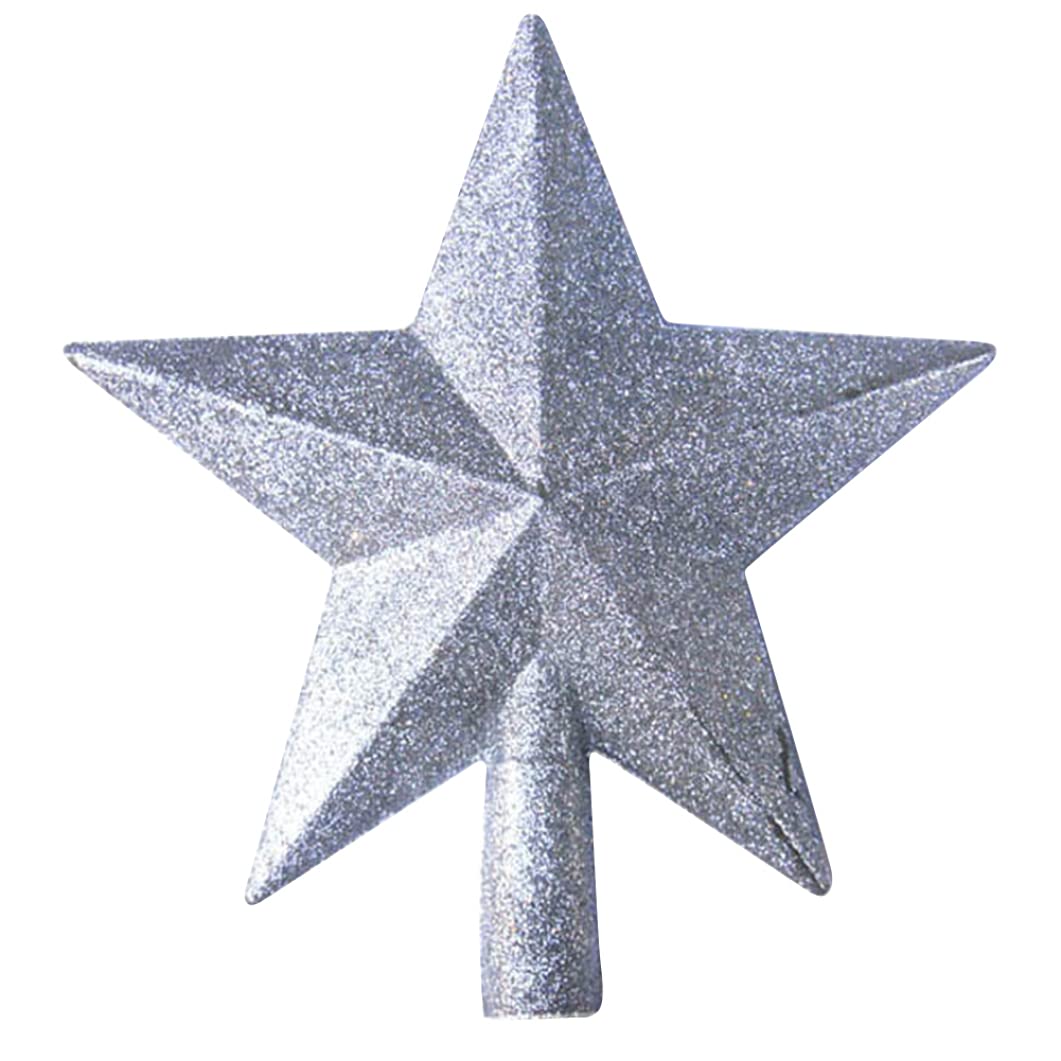 Decoración para árbol de Navidad ligera en color plata para evitar caídas y roturas
