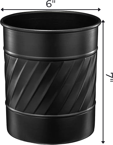 Miniatura 9 de Monarch Abode 39377 - Organizador de metal hecho a mano con ondas en relieve, organizador interior de cocina para utensilios, multiusos, soporte