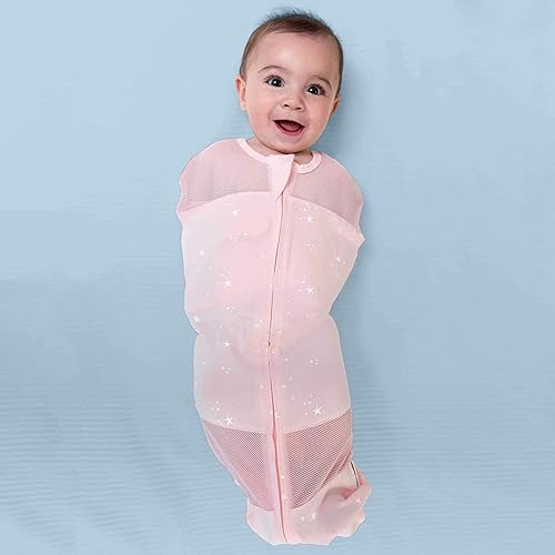 Miniatura 6 de Happiest Baby Sleepea 5-Second Swaddle - Cobijita para envolver al bebé 100% de algodón orgánico  Diseño por un médico que promueve el desarrollo