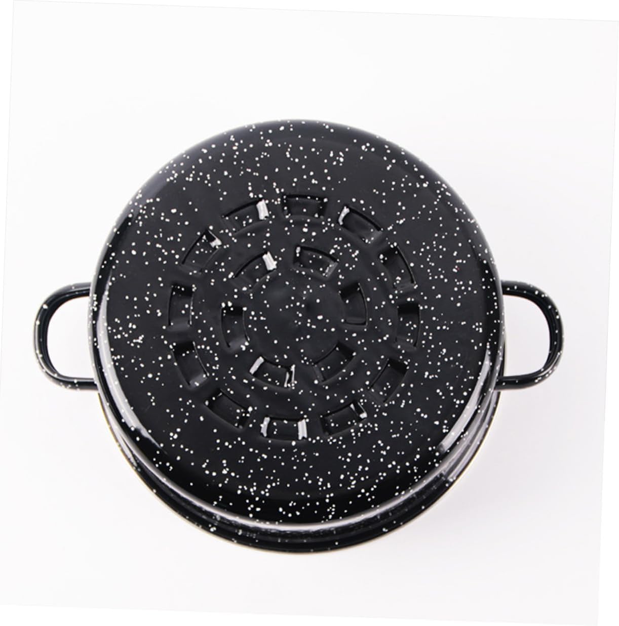 VICASKY Enamel Covered Roaster Pan Non-toxic Baking Dish for Sweet Potatoes Meats Vegetables Kitchen Cooking Accessory