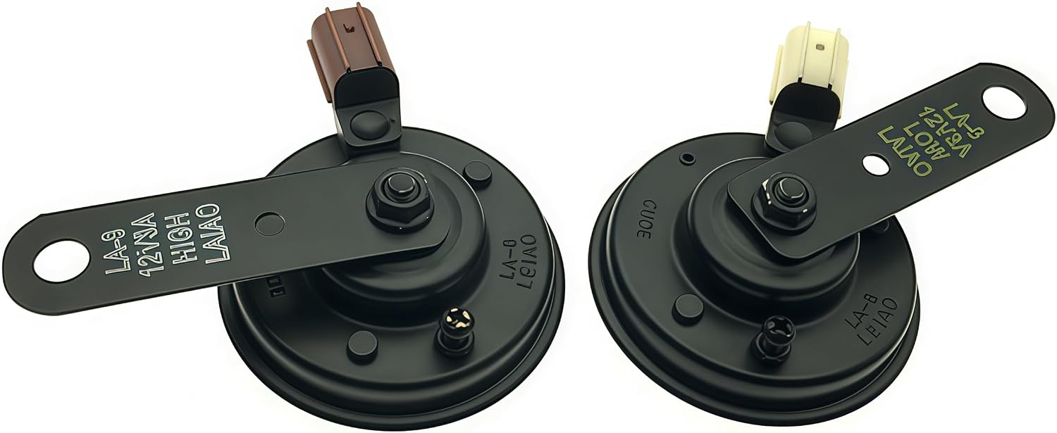 2 PCS Car Horn Set,38100-S84-H01 38150-S84-H01,for Honda City 2010-2020,Accord 1976-2018,CR-V 2002-2011,HR-V 2016-2019,Insight 2000-2019,Odyssey 1995-2019,Pilot 2003-2019,Crosstour 2012-2015