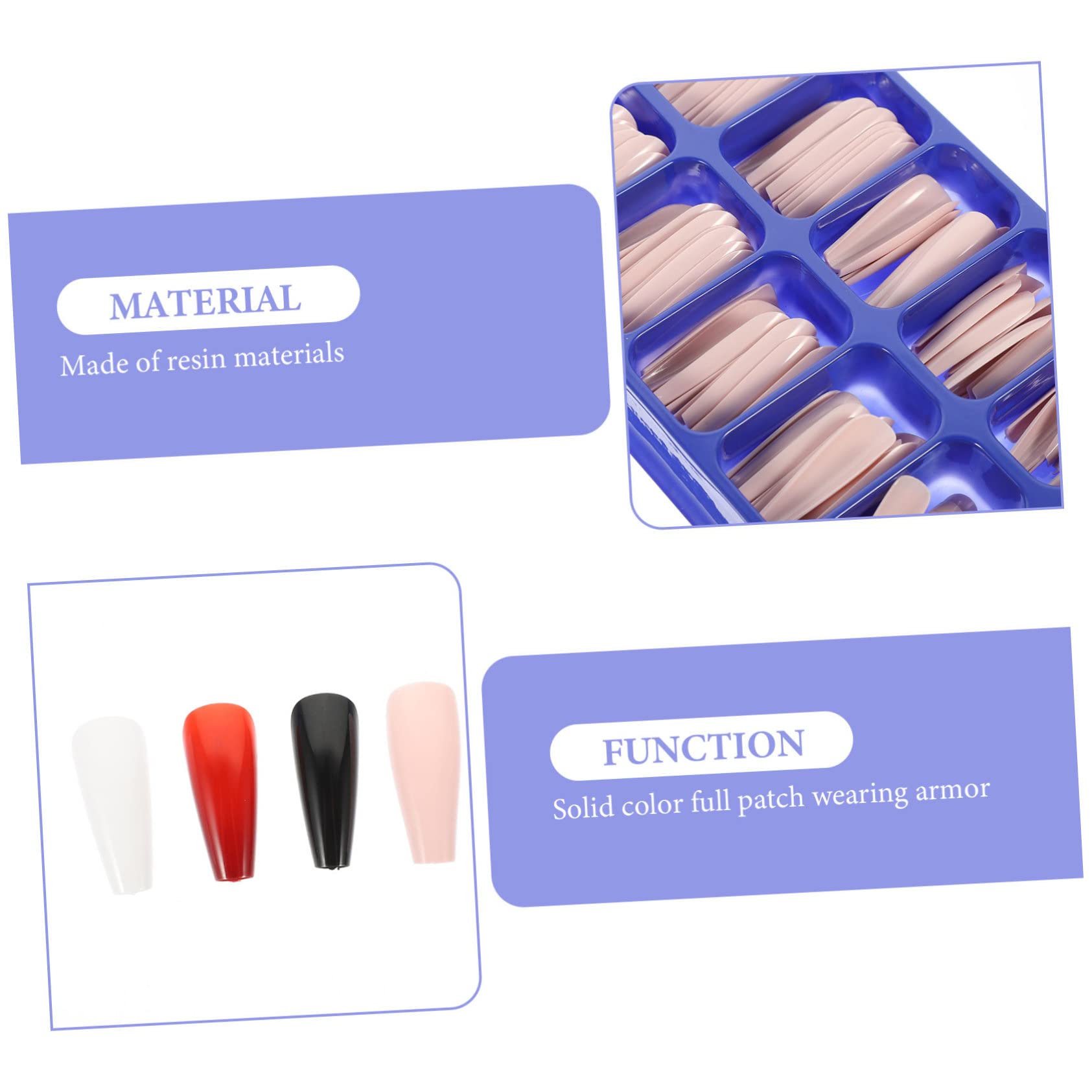 1200 Pz Chip Per Unghie Punte Per Unghie Finte Unghie Finte Francesi Tu? Come Premere Su Uñas Continua Unghie Artificiali Francesi Chiodo Resina Donna Piccola Scatola