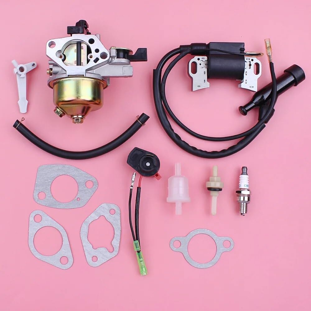 Bobine d'allumage de carburateur, for GX390 13HP GX 390, moteur de tondeuse à gazon, interrupteur marche/arrêt, Kit de filtre à Joint de carburant Bobine pour machines de jardin