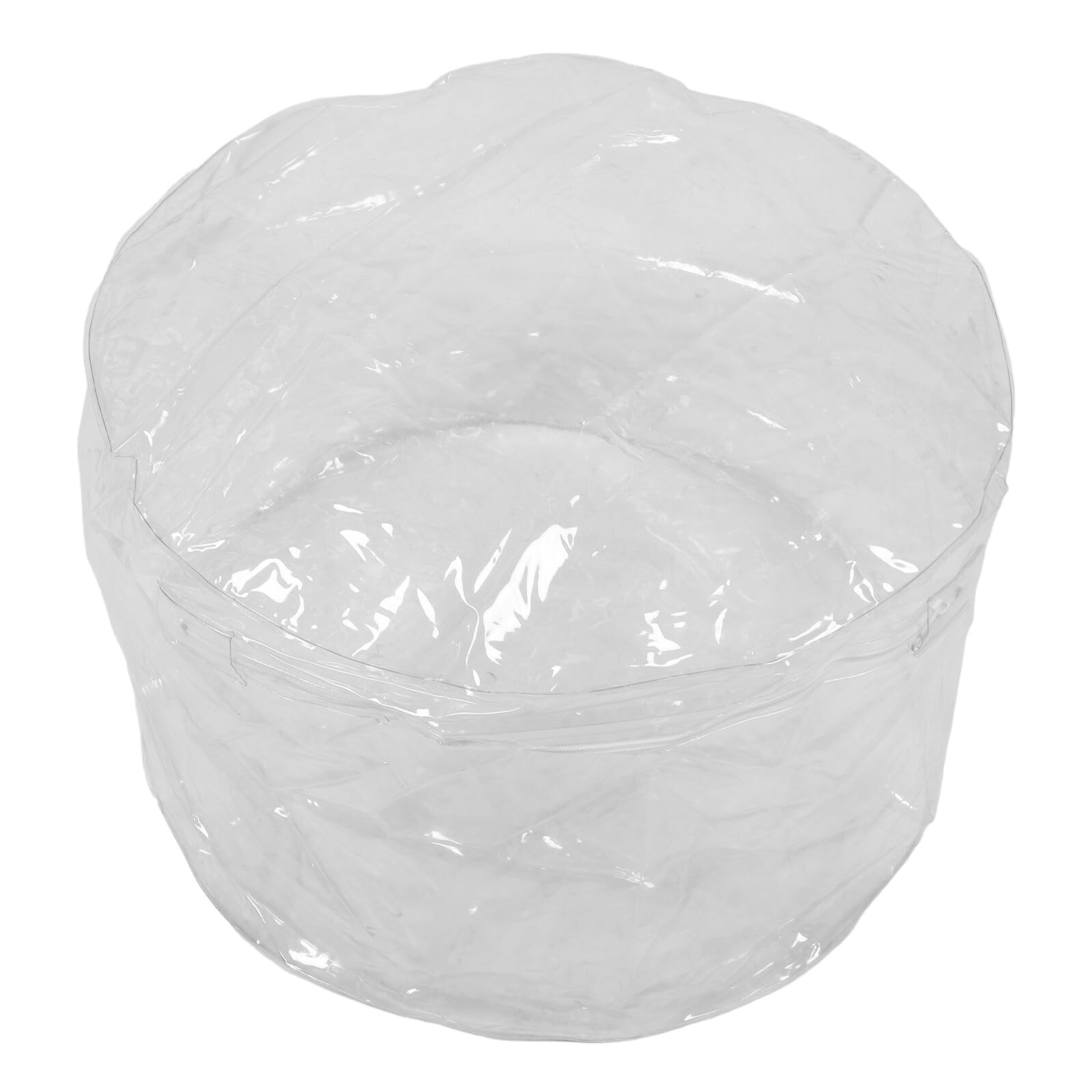 Pouf de rangement transparent contre le désordre des chambres d'enfants