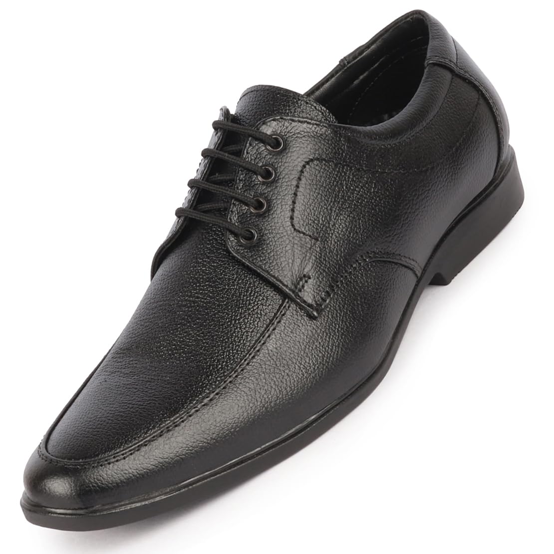 FAUSTO FST KI-903 BLACK-43 Mens Black Genuine Leather Formal Office Pointed Toe Derby Lace Up Shoes with Comfort EVA Pad Insole (9 UK) (B0CJQ5Y9YB) Amazon Price History, Amazon Price Tracker