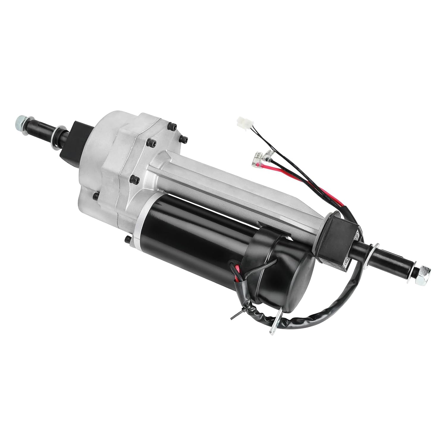 24V Brushed Differential Motor Transaxle – Gear Reduction Motor for DIY Scooters, Bicycles, Power Wheels, Go-Karts, Robotics, Lawn Mowers, Wheelchair (24V 350W)