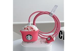 Kawaii Cell Phone Case for iPhone 20W USB-C Adapter Charger Cable