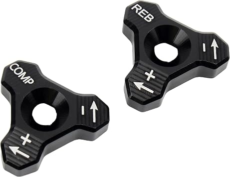 Motorcycle CNC 48mm Front Shock Absorber Fork Knob Adjuster Bolt For EXC SX SXF XCW XCF EXCF EXCR 125 150 250 300 350 400 450 500 525 Black