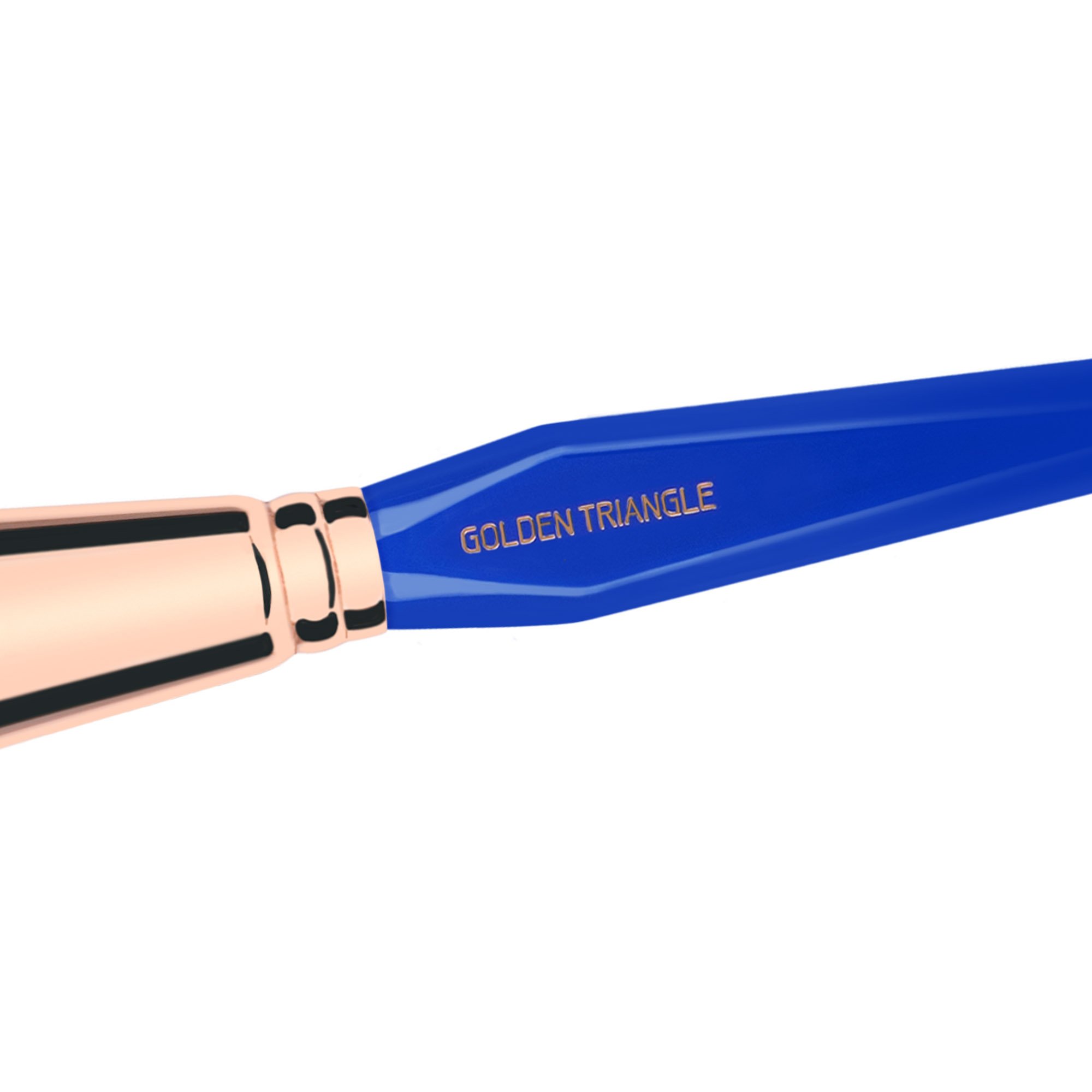Bdellium Tools Pennello professionale per trucco triangolo dorato - Precision Kabuki 957