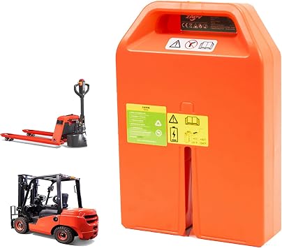 48 Volt Electric Pallet Truck Battery 24V 20Ah 36Ah Electric Forklift Lithium Battery 48V 20Ah LiFePO4 Batteries for 0-1000W PTE15N/ PTE20N Forklift Motor with Handle,24v 20ah
