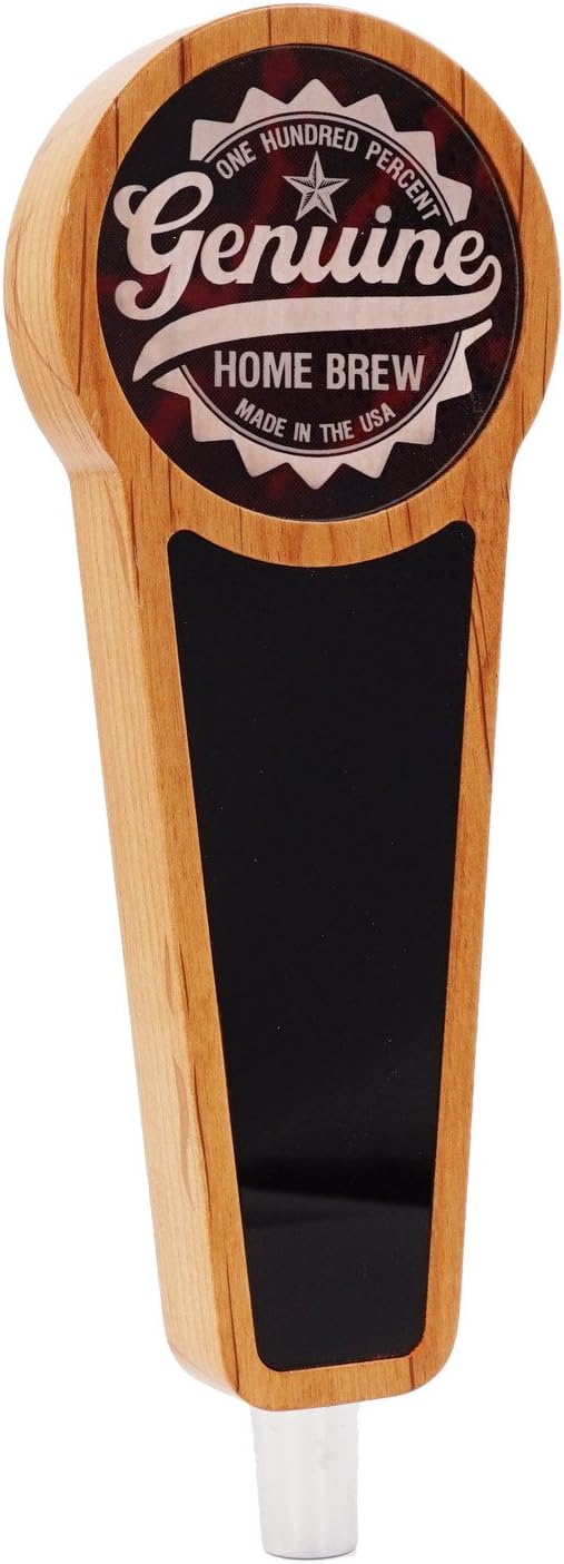 Beer Tap Handle with Chalkboard - Genuine Home Brew Edition. Perfect for your kegerator or home bar.