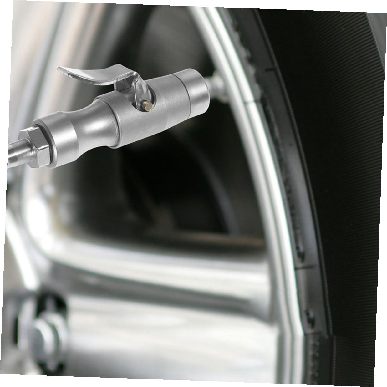 2 Pack Copper Locking Tire Air Chuck for Vehicle Inflation