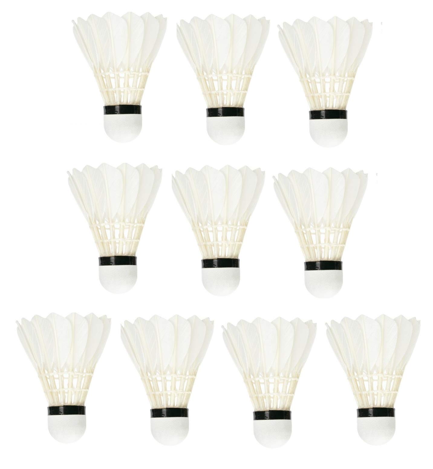Tima Baleno Feather Shuttlecock (White, Pack of 10) (B07HKH2QPC) Amazon Price History, Amazon Price Tracker