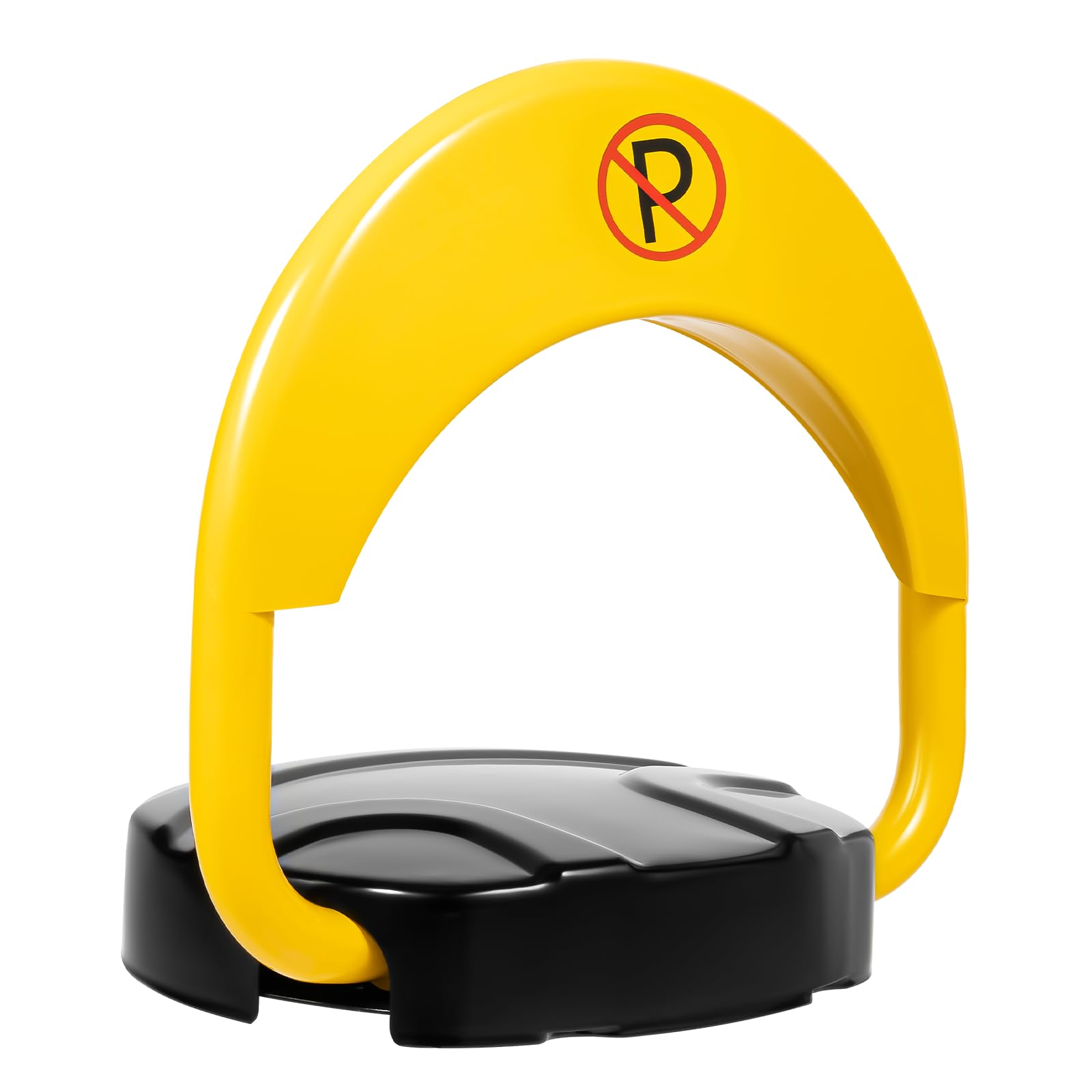Arceau de stationnement automatique avec batterie - Jaune - 2 x Schlüss