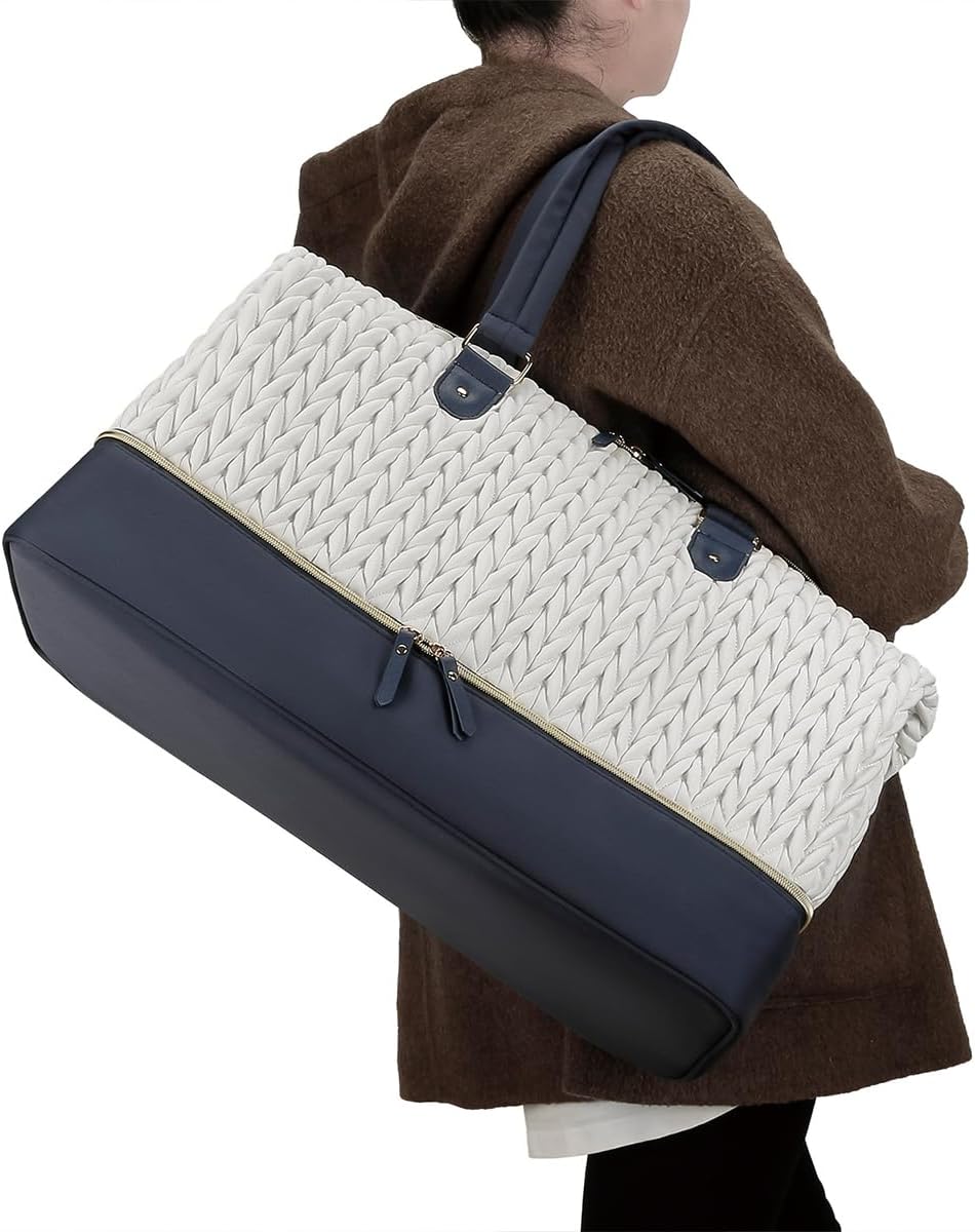 SONARIN Double-Layer Diaper Bag Tote,Large Waterproof Nappy Changing Bag with Cooler Portion Travel Mummy Bag with Purse