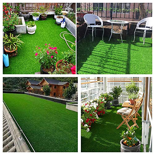 Petgrow Artificial Grass Turf Lawn 6FTX10FT,Economy Indoor Outdoor Synthetic Grass Mat 0.4inch Pile Height, Backyard Patio Garden Balcony Rug, Rubber Backing/Drainage Holes,Customized Sizes by Petgrow - Image 6