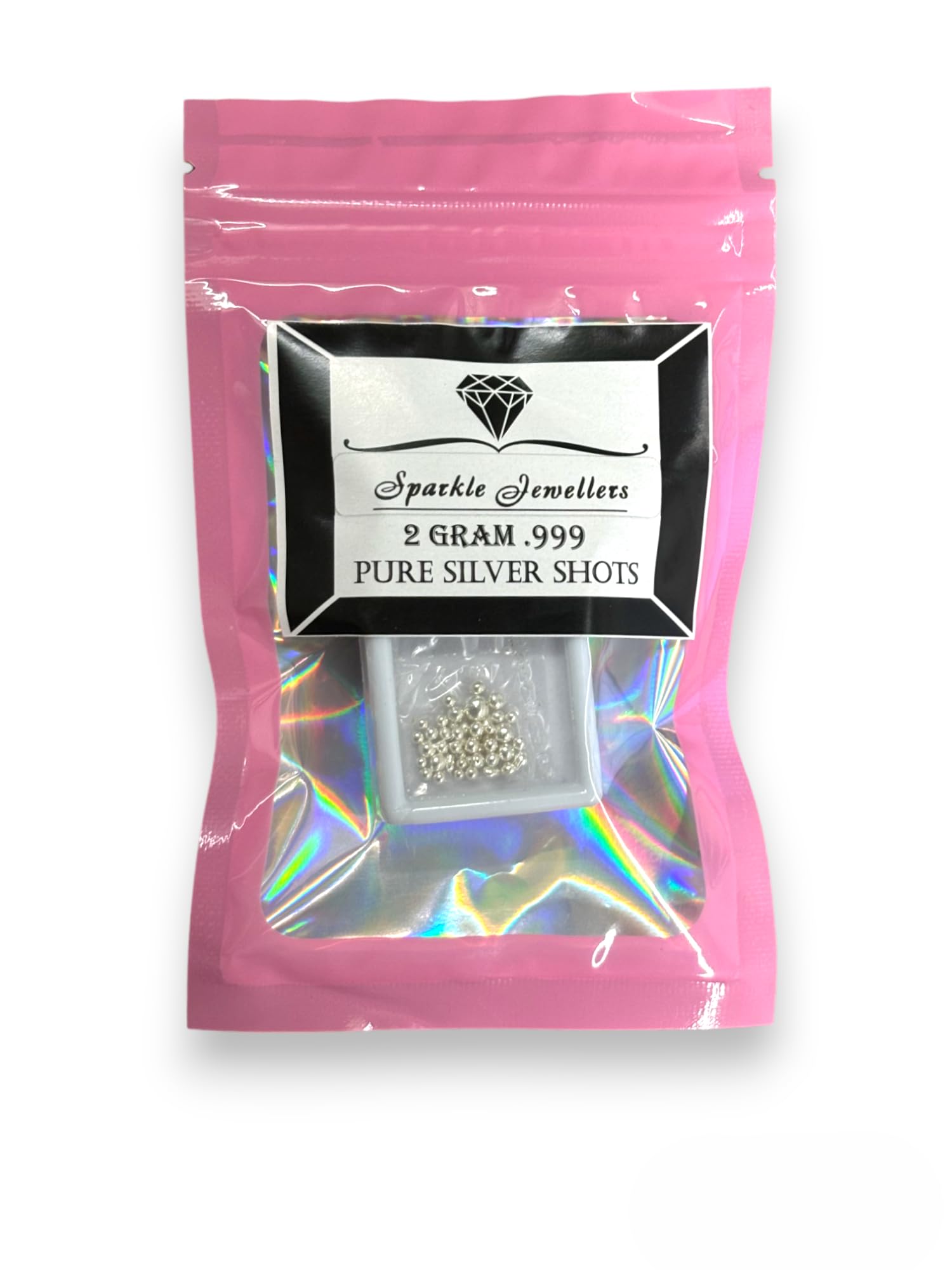 Hallmarked 999 Pure Silver Refinery Bar Granules - Pack of Silver as Gift Item