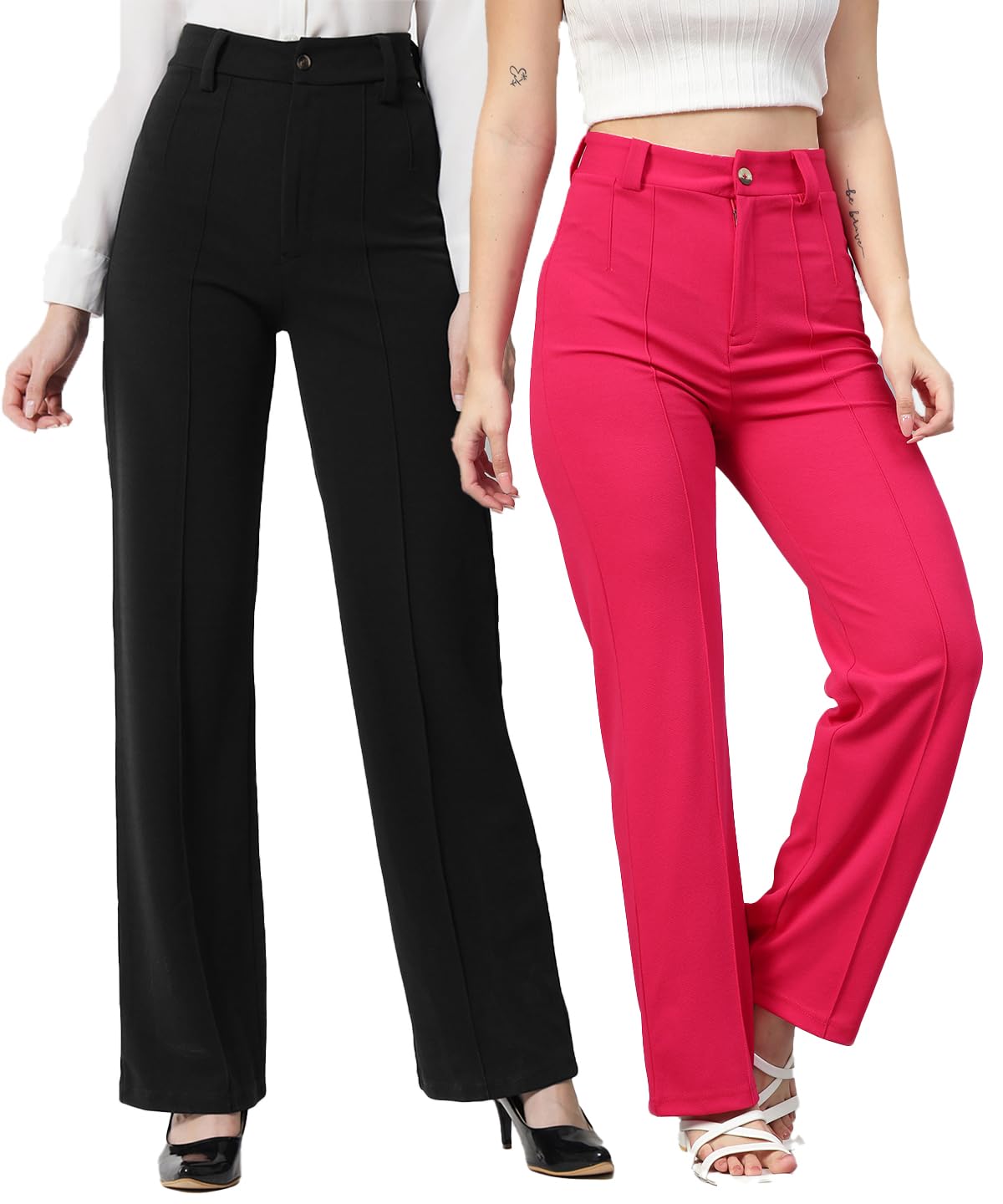 kotty Women's Straight Casual Pants-picture-44
