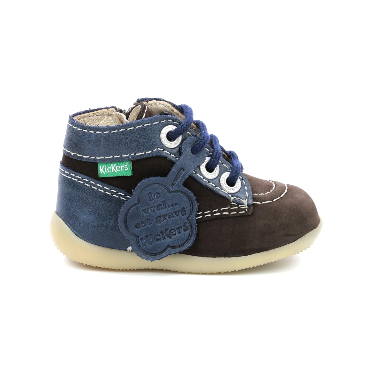 Kickers Bonzip-2, Scarpe con Lacci Bimbo 0-24