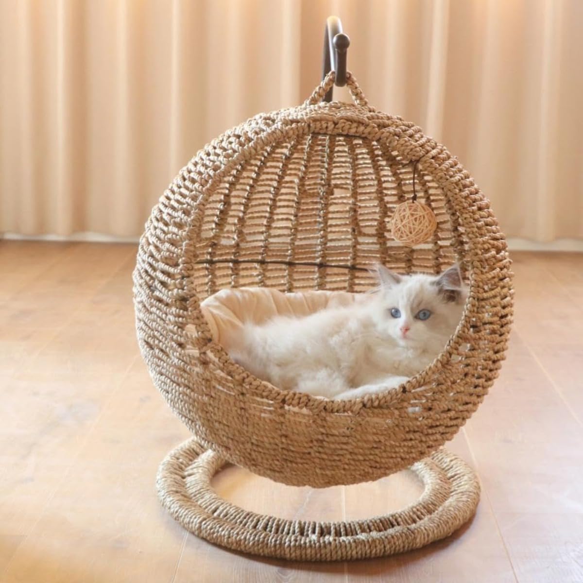 Amazon | SENKAR 猫 ペット 通年 ベッド 猫ベッド ハンモック 猫