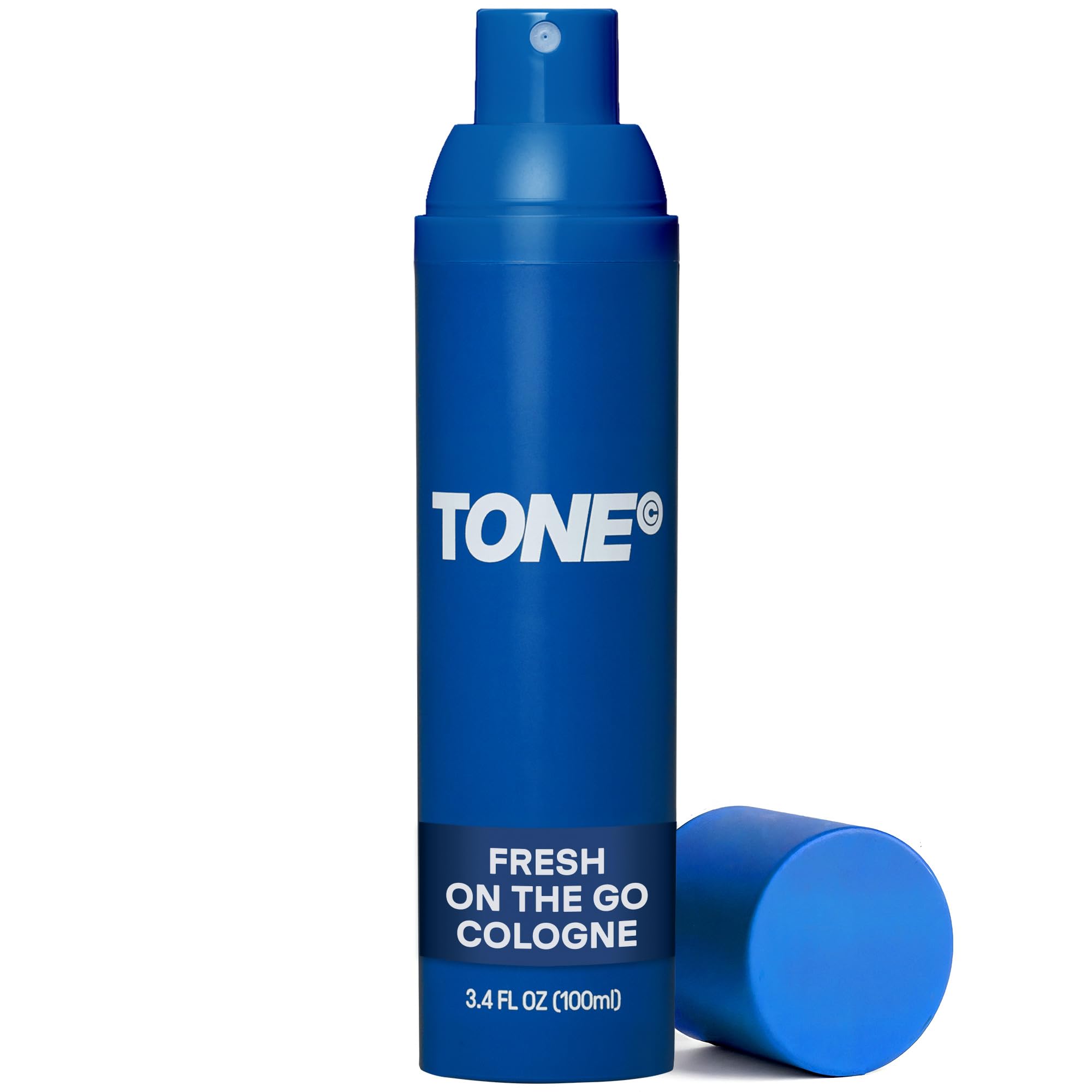 TONE Cologne for Men | Fresh Cologne Spray | Notes of Citrus, Fresh Water, and Teakwood | On The Go | Cologne and Perfume Mist, Travel Size Spray, 3.4 fl oz