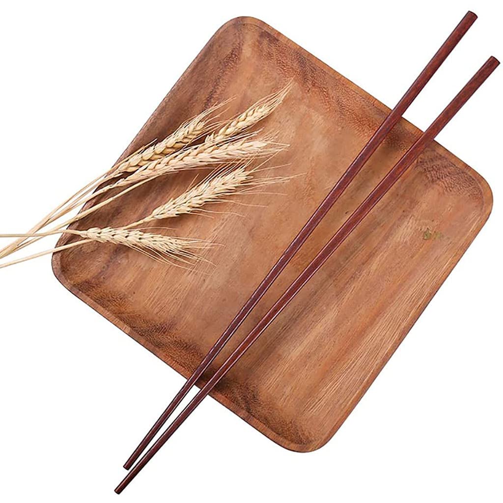 Baguettes de cuisine en bois extra longues de 42 cm, pour nouilles, cuisine, friture, baguettes japonaises coréennes réutilisables, baguettes pour casserole chaude B