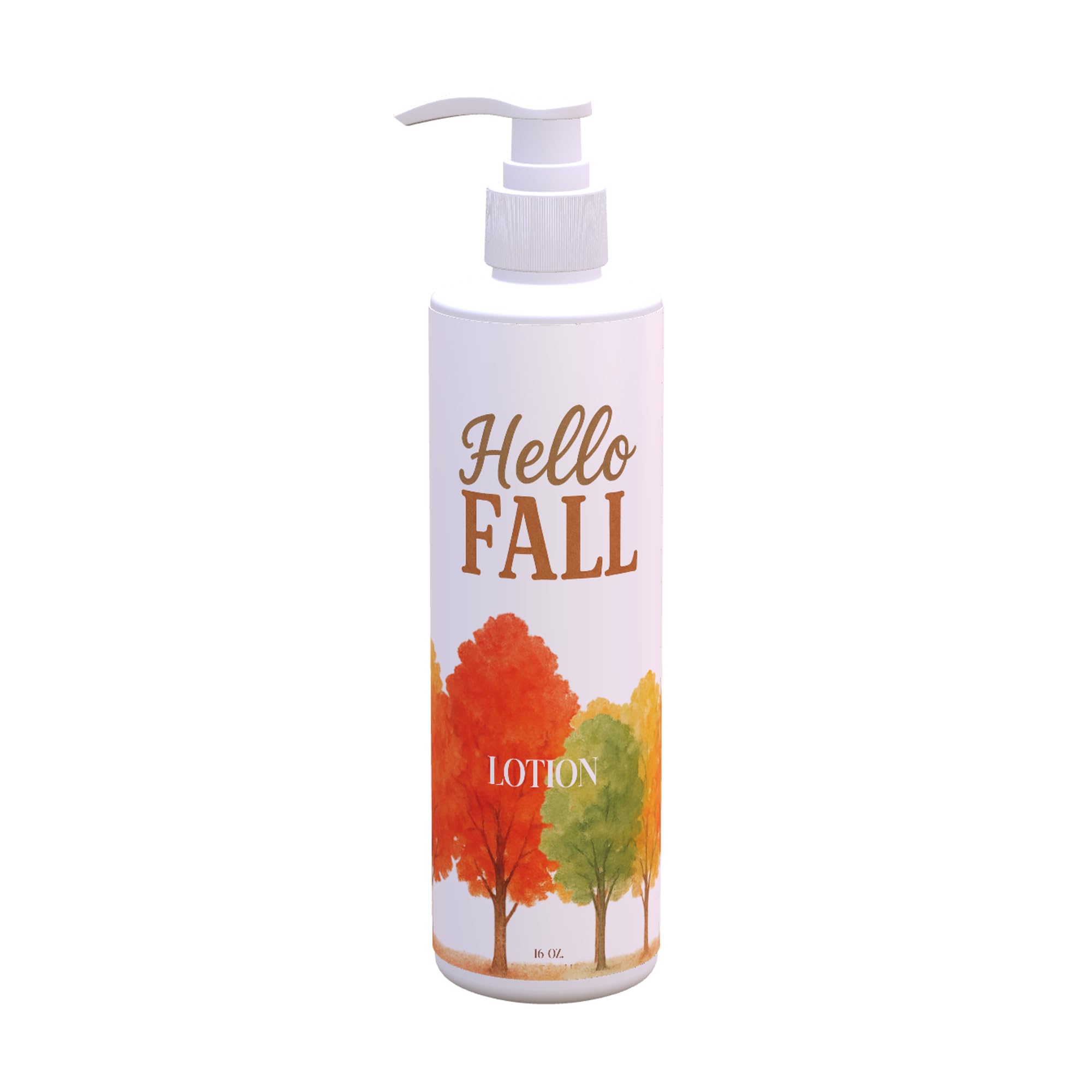 Moisturizing Lotion Fall Tree Line Design Fresh Green Tea Lemon Scent 12 Pack 16 oz Pump Bottles Seasonal