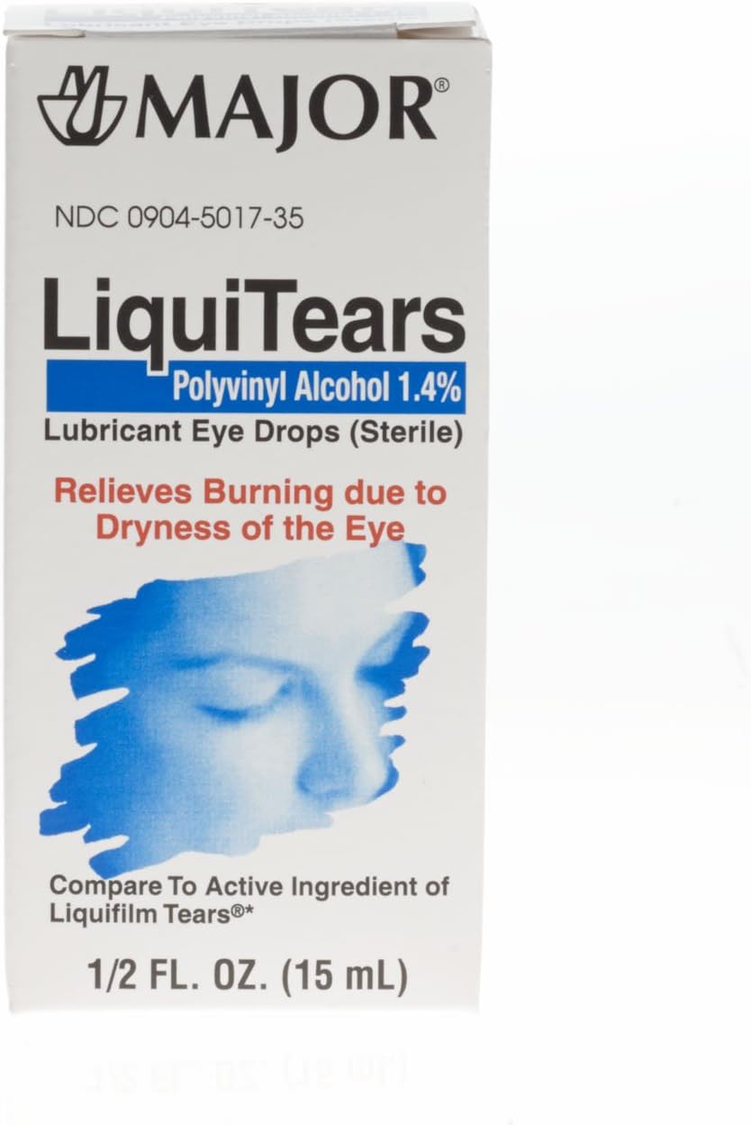 Generic OTC LiquiTears Eye drops - 8 Total