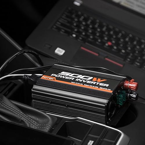 Miniatura 6 de POTEK - Inversor de onda sinusoidal pura de 2000W con interruptor de transferencia automática de 12V DC a 120V AC y Bluetooth