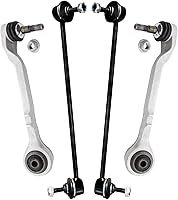 Vista 209 de Detroit Axle - 4 brazos de control traseros para Ford C-Max Focus Mazda 3 5 Volvo C30 C70 S40 V50, 4 brazos de control superior e inferior