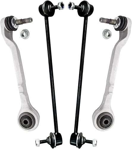 Miniatura 810 de Detroit Axle - Brazos de control delanteros inferiores con rótula + barras estabilizadoras de repuesto para Chrysler Dodge Intrepid 300M Concorde