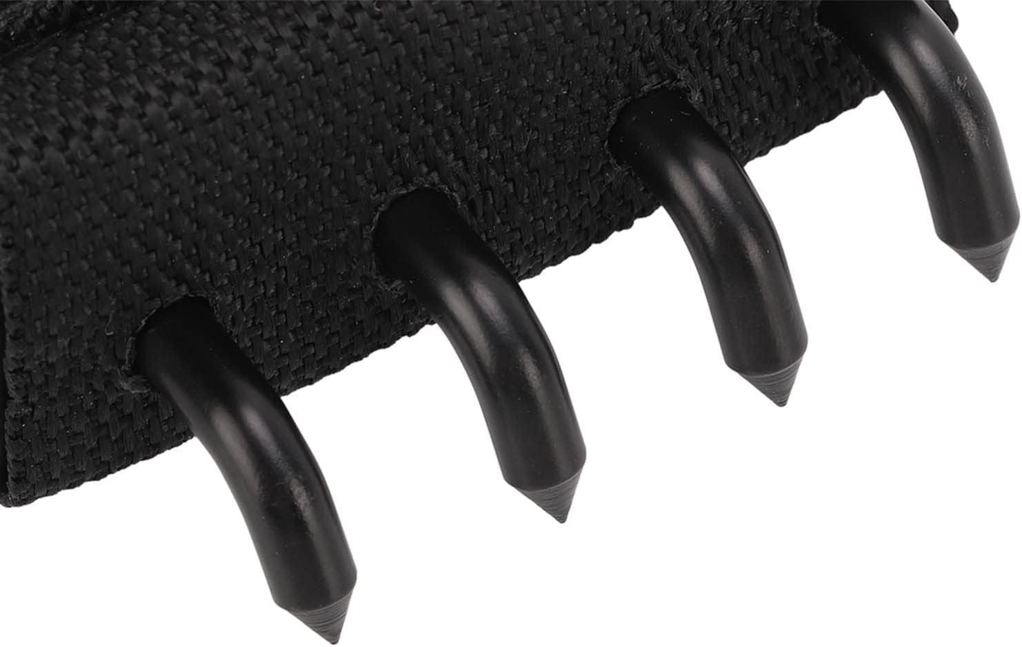1 Pair Outdoor Climbing Hand Claw 4 Tooth Ice Crampon Hooks with Adjustable Wristband, Lightweight, Anti-Skate for Tree and Mountain Climbing