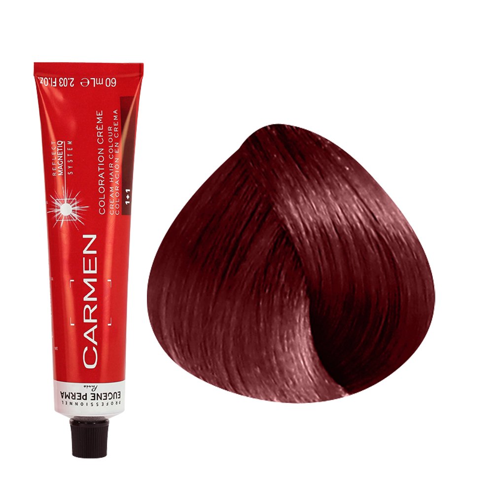 Eugene Perma Carmen Ultime Permanent Coloration Cream Hair Color 60ml - 05.6 light brown red