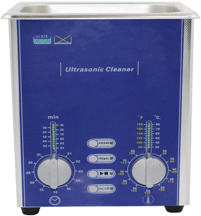 Ultrasonic Cleaner Controlled Heating and Timing Used to Clean Jewelry PCB Denture Cleaner (1.3L)