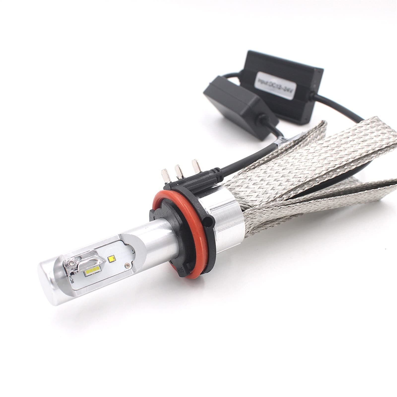 Faros 8C H15 Coche LED Faro Linterna Alta Viga Modificada Cinturón de Cobre Cinturón de Cobre silencioso Faro (Color : H8/H9/H11)