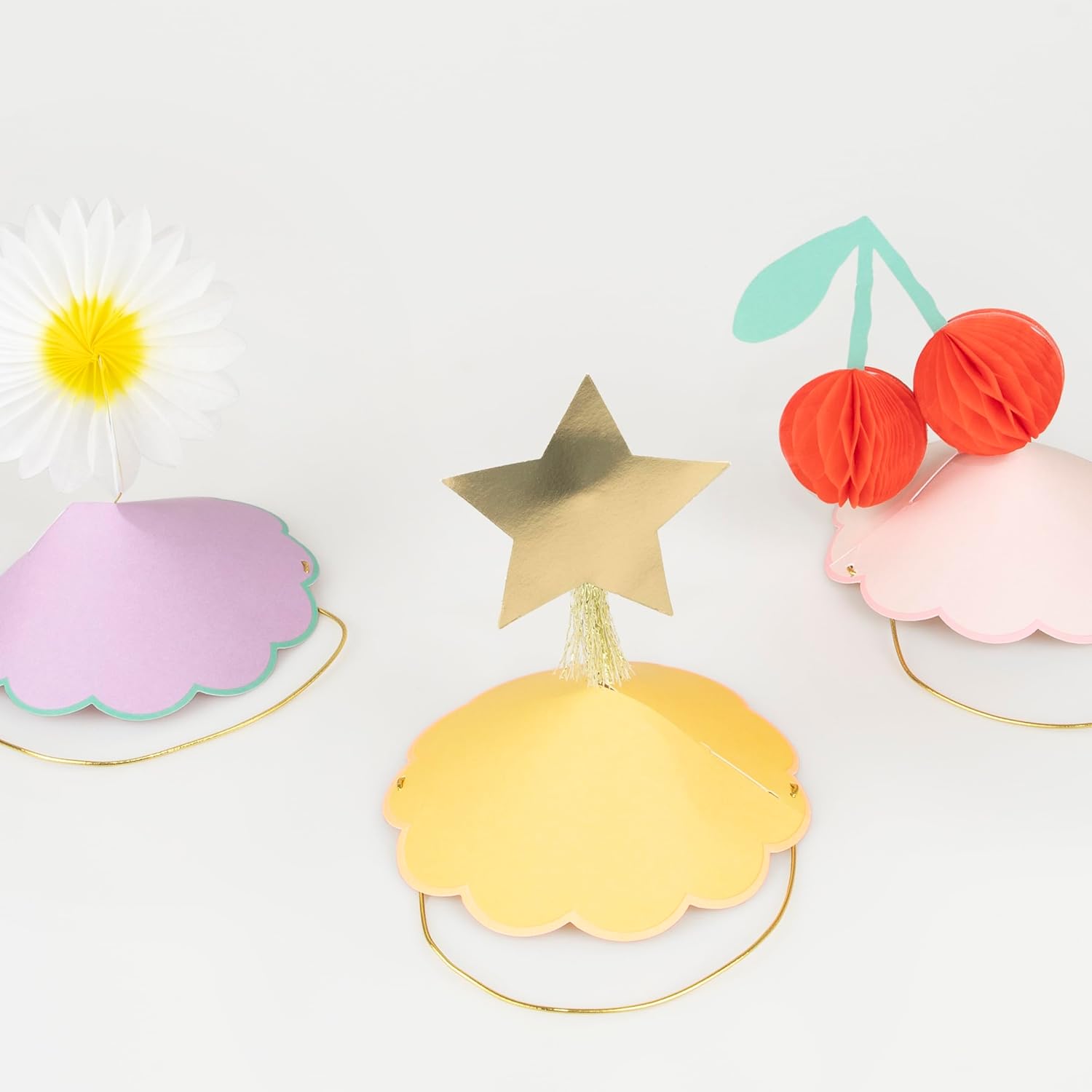 Meri Meri Happy Icons Party Hats (Pack of 6) image 3