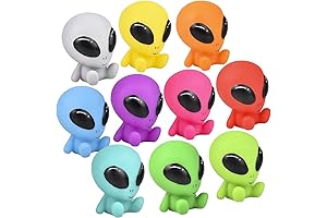 10 Piece Baby Alien Toy Set