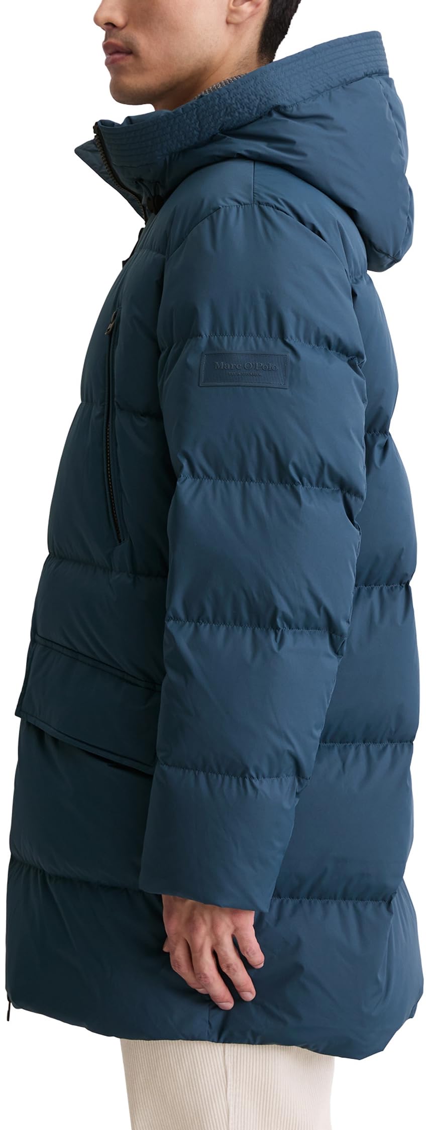 Marc OߴPolo Herren Daunenjacke mit Kapuze wasserabweisend – Ansicht 2
