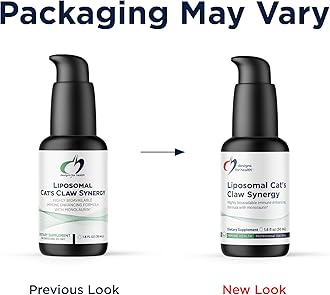 Designs for Health Liposomal Cat's Claw Synergy - Liquid Immune Support Supplement Cats Claw Extract, Vitamin D + Monolaurin - Superior Absorption (50 Servings / 1.7 Fl Oz)