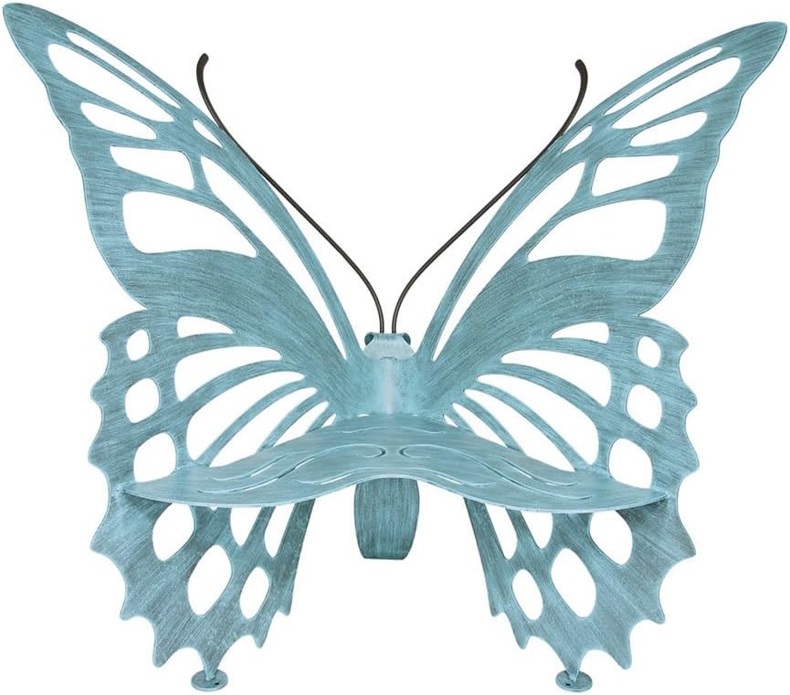 Small Butterfly Bench - Cricket Forge - Outdoor Metal Furniture