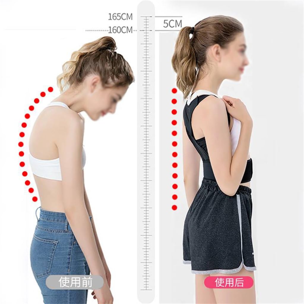 Orthotic female adult invisible strap good camel shoulder correct back artifact(Large)
